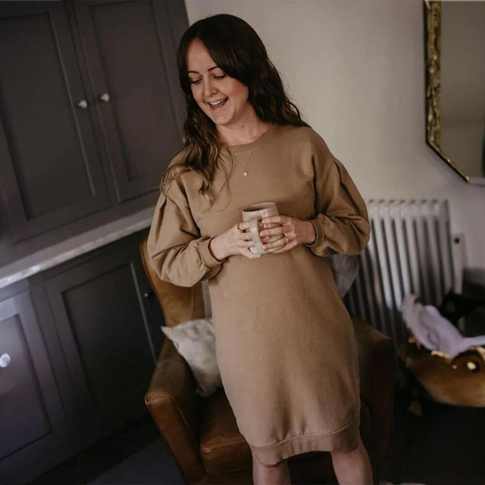 The simple folk sweatshirt dress